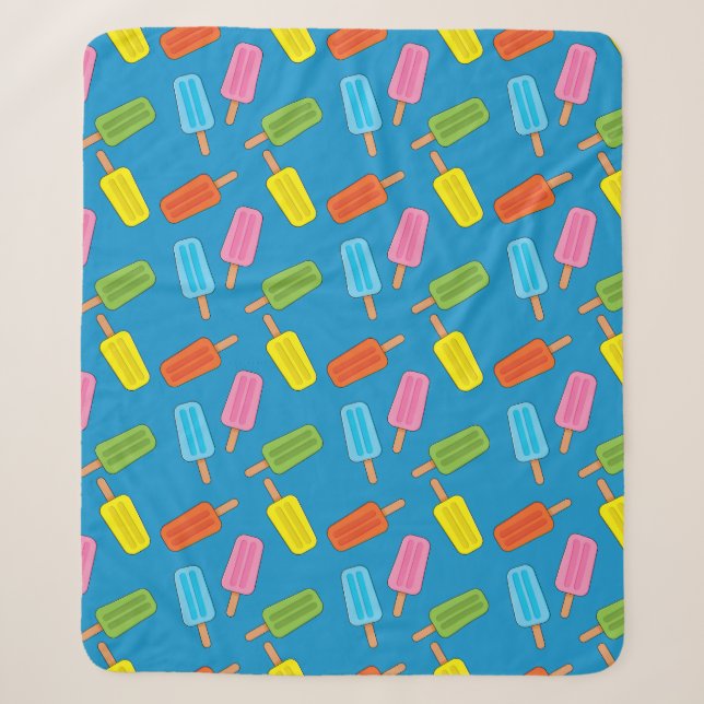 Couverture Sherpa Patters de Popsicles (Devant)
