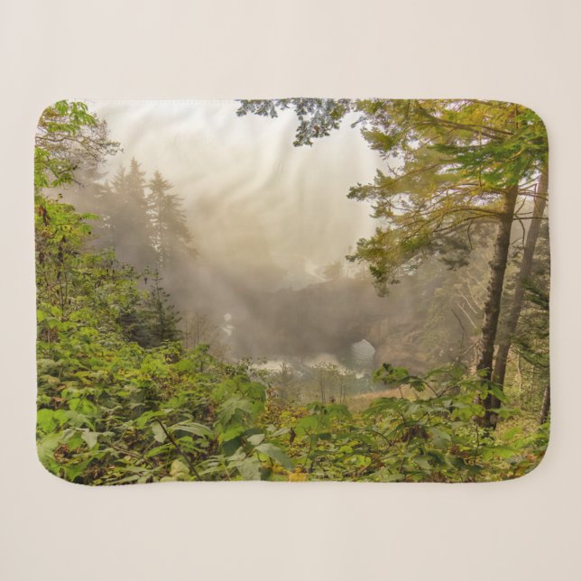Couverture Sherpa Paysage forestier et océanique (Devant (Horizontal))