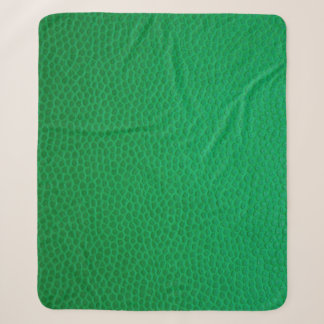 Couverture Sherpa Peau peau verte texture peau
