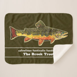 Couverture Sherpa Pêche à la mouche pour un Brookie - Pêcheur de