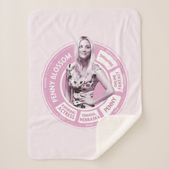 Couverture Sherpa Penny Blossom Info Graphique (Devant)