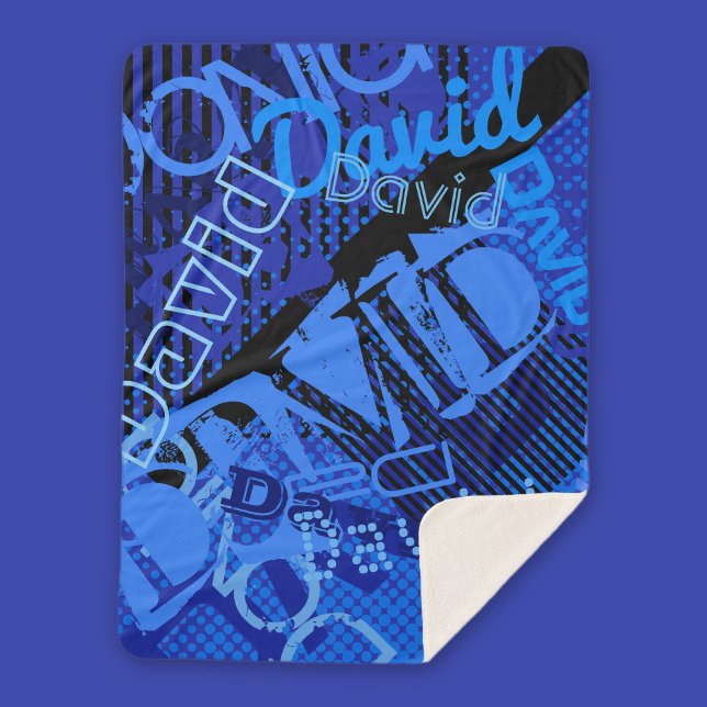 Couverture Sherpa Personnalisable avec un nom personnalisé créatif (Créateur téléchargé)