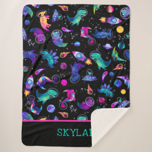 Couverture Sherpa Personnalisation de l'espace d'aquarelle des astro