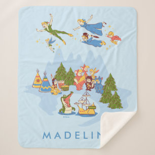 Couverture Sherpa Peter Pan survole le pays