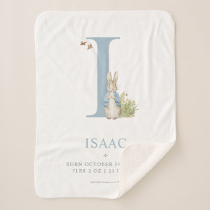 Couverture Sherpa Peter Rabbit   Lettre personnalisée I