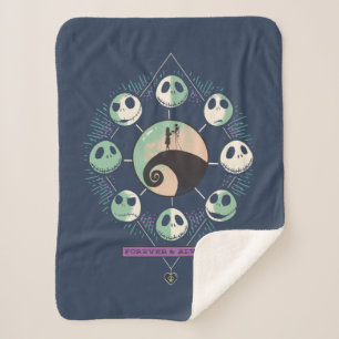 Couverture Sherpa Phases Jack & Sally Moon - Forever & Always