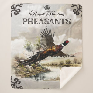 Couverture Sherpa Phéasants, Chasse royale