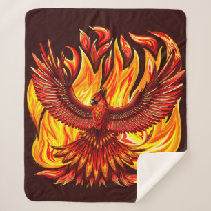 Couverture Sherpa Phoenix mythologique immortelle Créature