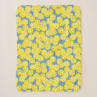 Couverture Sherpa Pickleball is Life - Jaune sur Bleu foncé