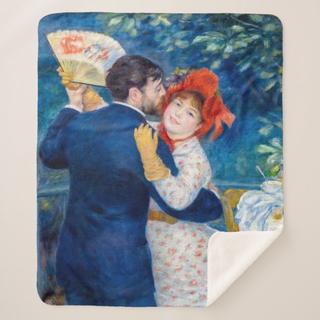 Couverture Sherpa Pierre-Auguste Renoir - Danse country (Devant)
