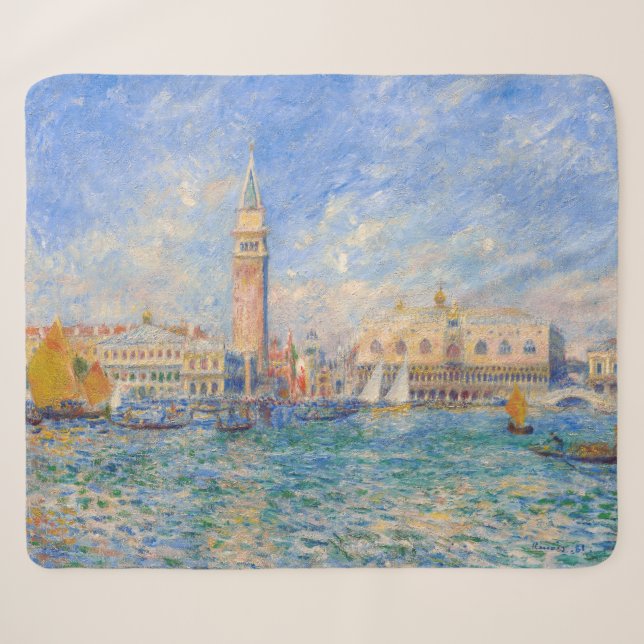 Couverture Sherpa Pierre-Auguste Renoir - Venise, le Palais des Doge (Devant (Horizontal))