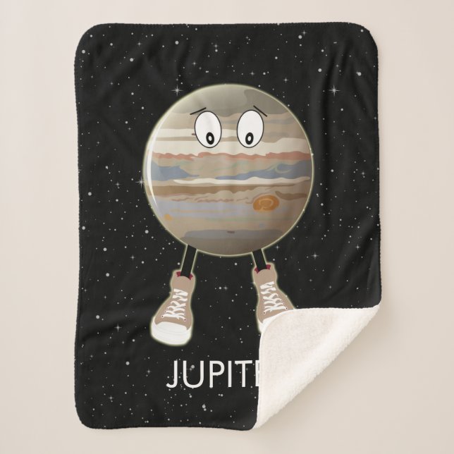 Couverture Sherpa Planète Jupiter & Étoiles (Devant)