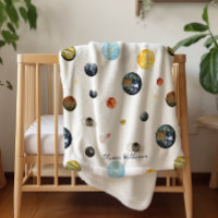 Planètes Système Solaire Bébé Personnalisé