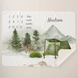 Couverture Sherpa Plein air Camping Aventure Milestone 