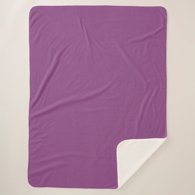Couverture Sherpa Plum (Devant)
