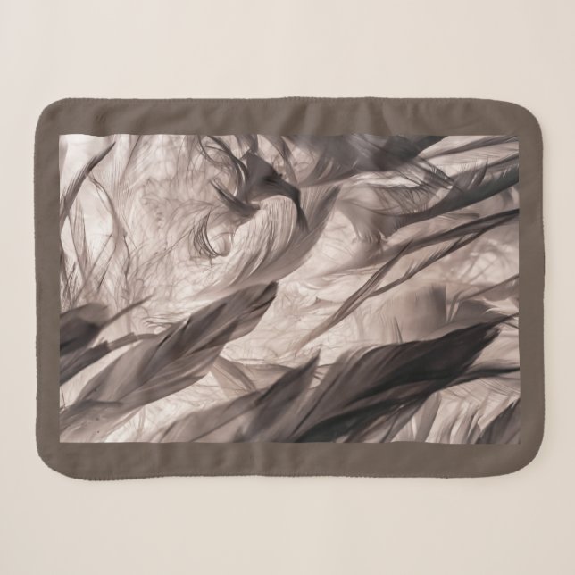 Couverture Sherpa Plumes (Devant (Horizontal))