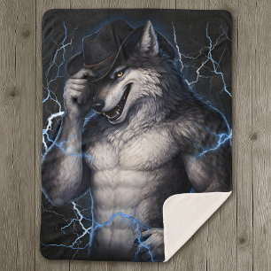 Couverture Sherpa Plus de Monsieur Gentil Mec Drôle de Mème de Loup