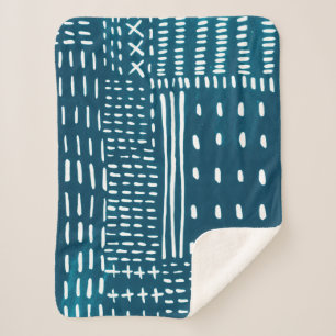 Couverture Sherpa Points de Sashiko