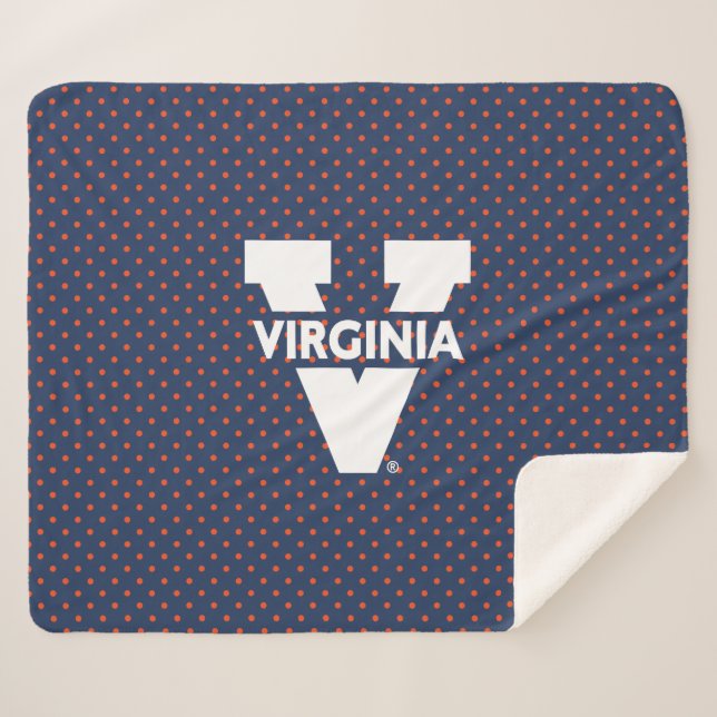Couverture Sherpa Pois des Cavaliers de Virginie (Devant (Horizontal))