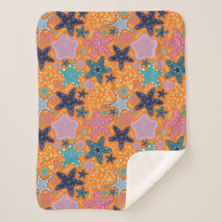 Couverture Sherpa Poissons colorés de l'étoile