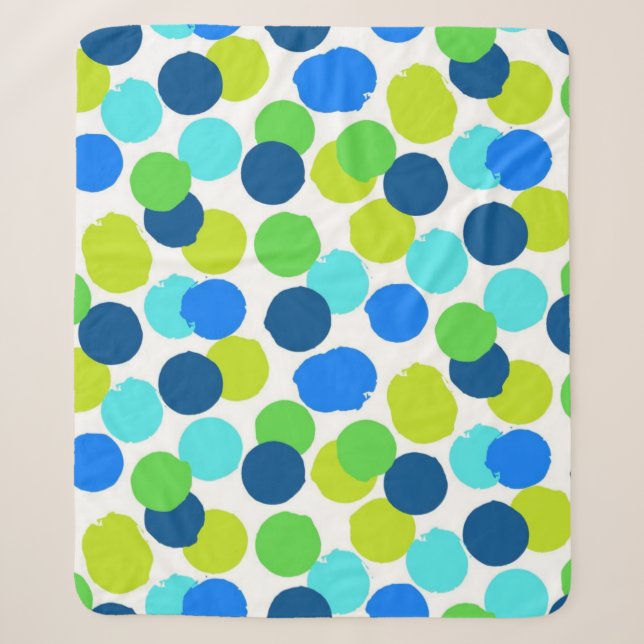 Couverture Sherpa Polka dot (Devant)