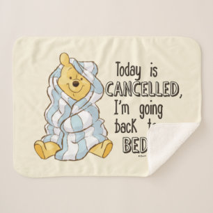 Couverture Sherpa Pooh   Le jour est annulé