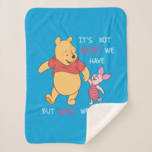 Couverture Sherpa Pooh & Piglet   Ce n'est pas ce que nous avons cit