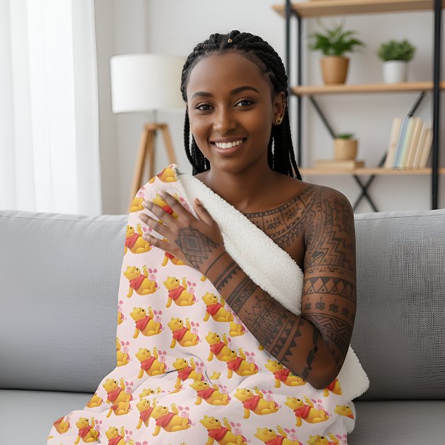 Couverture Sherpa Pooh Sherpa Blanket (Créateur téléchargé)