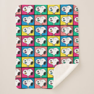 Couverture Sherpa Pop Art Snoopy Lips Mod pour vous Motif