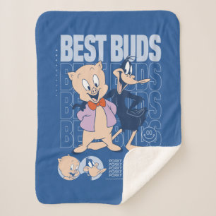 Couverture Sherpa Porky Pig & DAFFY DUCK™ Best Buds