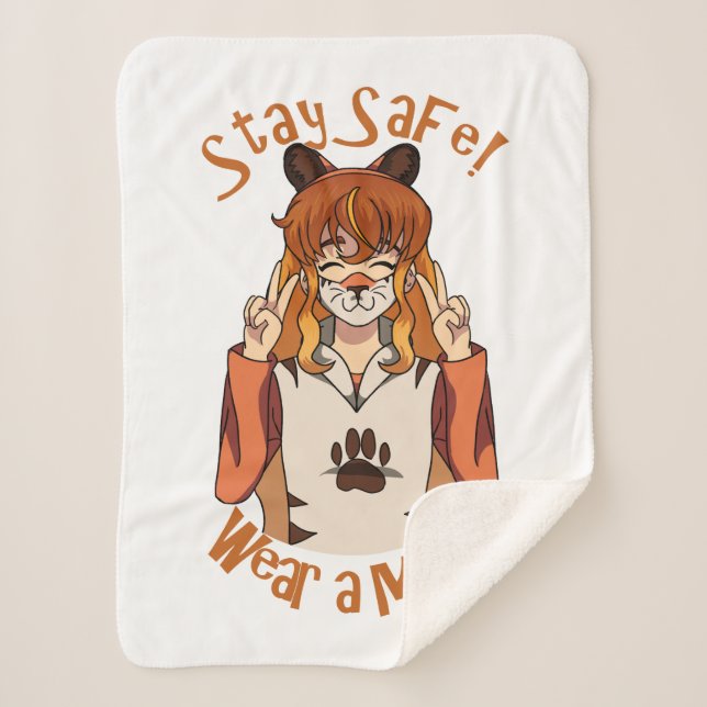 Couverture Sherpa Portez un Masque ! (Devant)