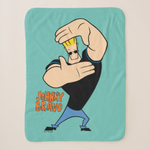 Couverture Sherpa Pose de trame photo Johnny Bravo