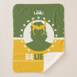 Couverture Sherpa Poster du Président Loki "Believe"