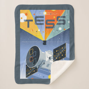 Couverture Sherpa Poster du télescope spatial Tess.