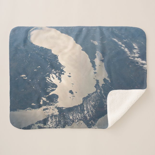 Couverture Sherpa Poutres Sunglint Au Bord Du Lac Michigan (Devant (Horizontal))