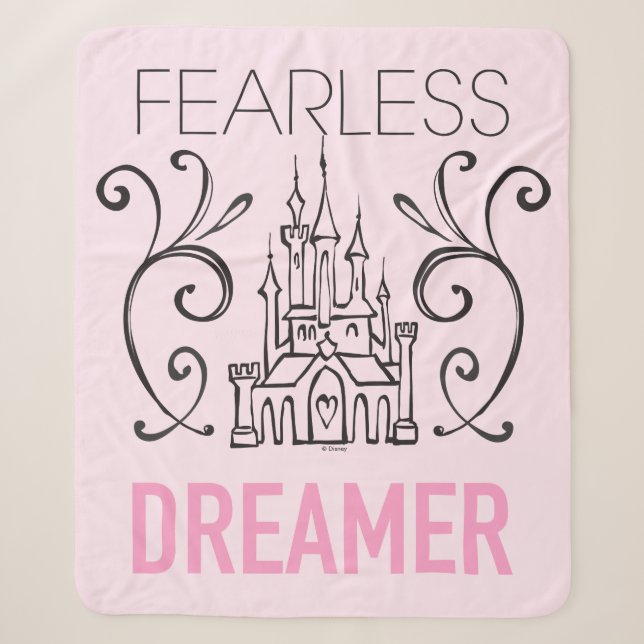 Couverture Sherpa Princesse Disney | Rêveur sans peur (Devant)