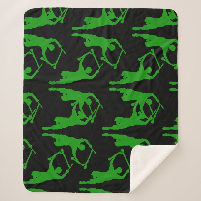 Couverture Sherpa Pro Scooter Free Rider Traces (Devant)