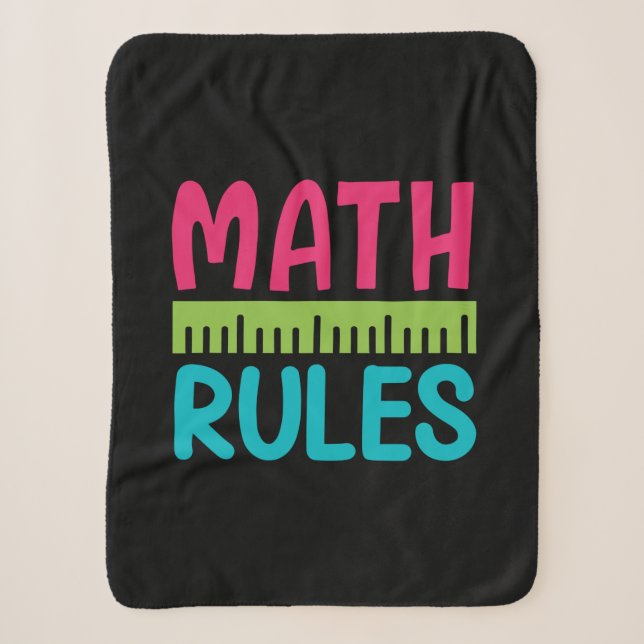 Couverture Sherpa Professeur Cadeaux | Règles mathématiques (Devant)