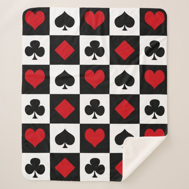 Couverture Sherpa Quatre combinaisons de cartes (Devant)