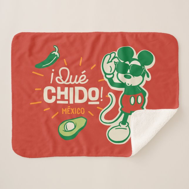 Couverture Sherpa ¡Qué chido! "So Cool" Mickey Mouse (Devant (Horizontal))