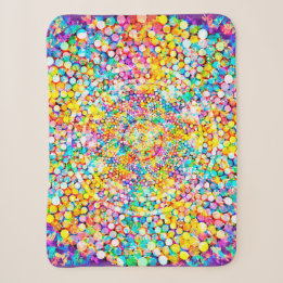 Couverture Sherpa Rainbow Fireworks
