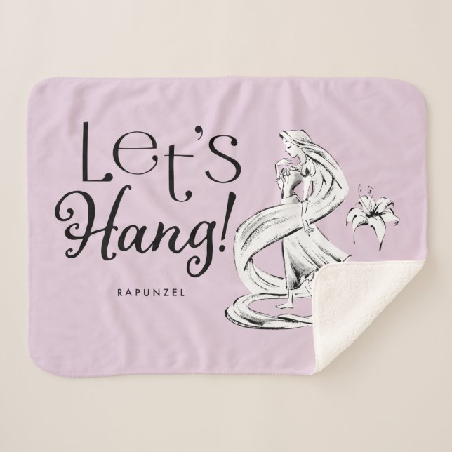 Couverture Sherpa Rapunzel | Hang (Devant (Horizontal))