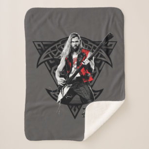 Couverture Sherpa Ravager Thor Heavy Metal Norse Caractère Graphique