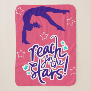 Couverture Sherpa Reach for the Stars Gymnastique Tumbling