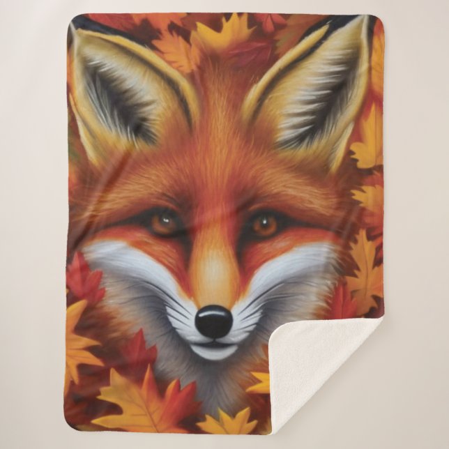 Couverture Sherpa Red Fox Sherpa Blanket (Devant)