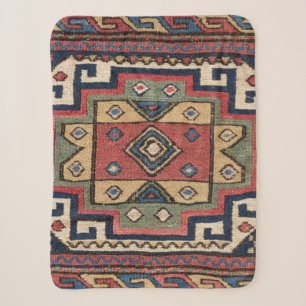 Couverture Sherpa Red White Blue Western Lone Star Dallas 