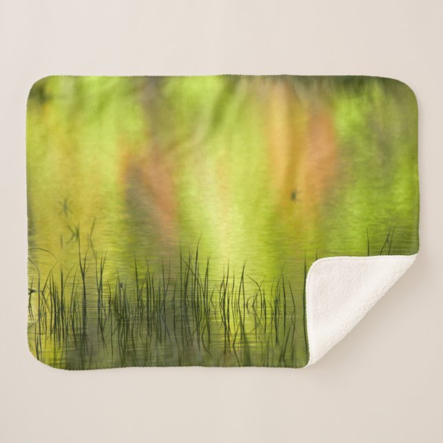 Couverture Sherpa Réflexions sur le lac Mirror | Yosemite (Devant (Horizontal))