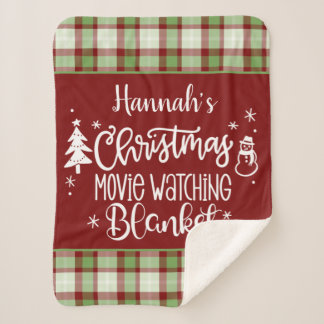 Couverture Sherpa Regarder le film de Noël