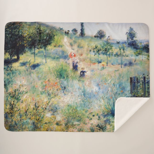 Couverture Sherpa Renoir - Chemin menant à travers l'herbe haute (Devant (Horizontal))