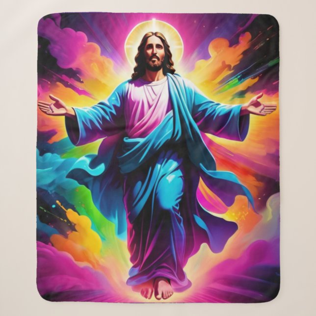 Couverture Sherpa Résurrection de Jésus Christ (Devant)